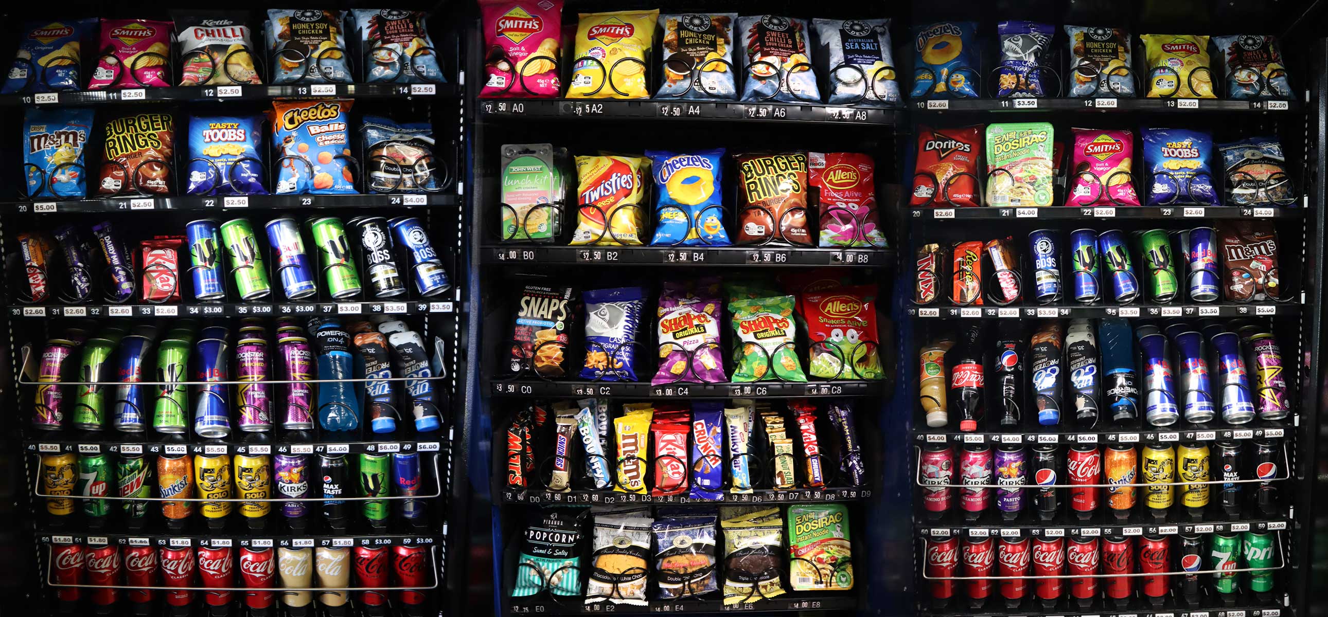 Vending machines for offices